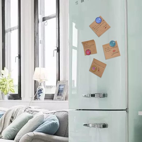 Set de 24 aimants pour réfrigérateur Aimants décoratifs pour koelkast  Aimants en verre