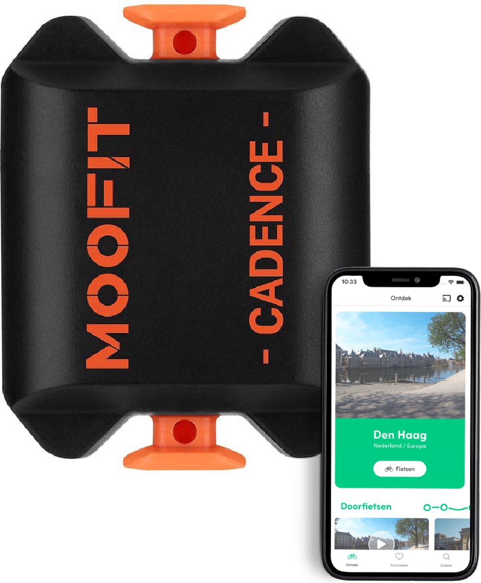 Fietslabyrint Thuis + Moofit Cadence Sensor - Virtueel fietsen - Bluetooth - Fiets app