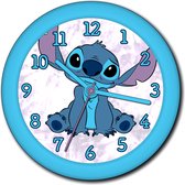 Horloge Murale Lilo & Stitch - Blauw - Ronde