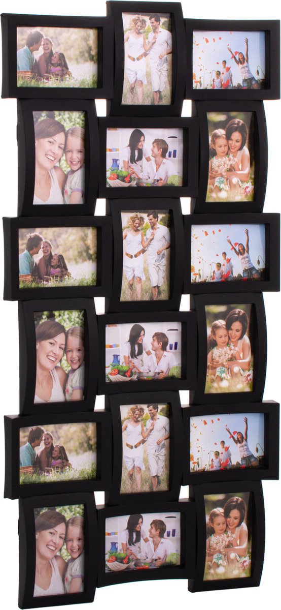 Fotoframe collage voor 10 foto's elke 10 x 15 cm (4 x 6) gemaakt van MDF -boards, vereist