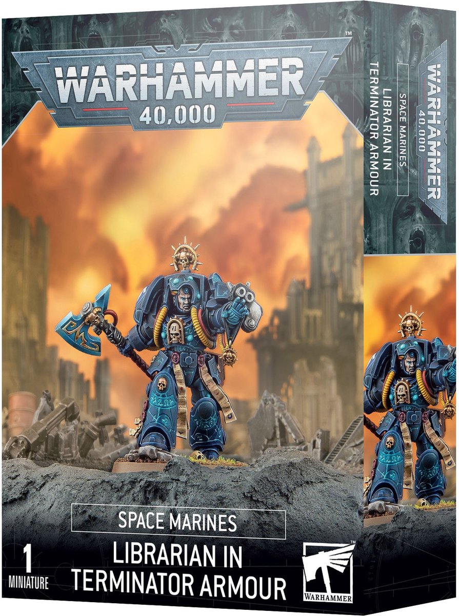 Space Marines Librarian in Terminator Armour - Games Workshop