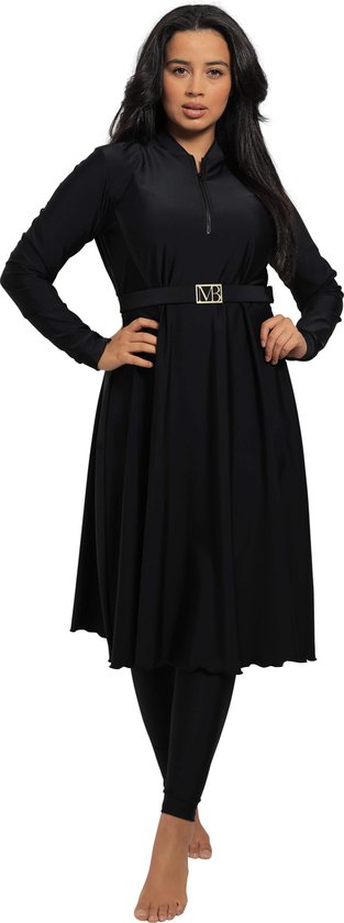 Burkini Femme zwart van MYKINY BRAND maat XL | MAAT 42