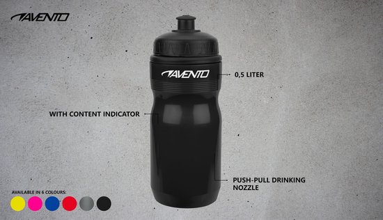 Avento Sportbidon - Duduma - 0.5 liter - Zwart van Avento — afbeelding 3