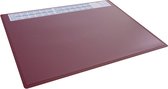 Durable 722303 Bureau onderlegger 4-jaarskalender Rood, Transparant (b x h) 650 mm x 500 mm