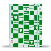 Pepa lani diary 2024 A5 - green checkers