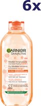 6x Garnier SkinActive Micellair Reinigingswater met Milde Peeling Alles-in-1 400 ml