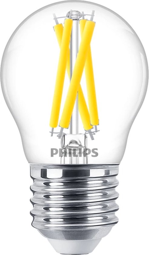 Philips MASTER LED E27 Kogel Filament Helder 5.9W 806lm - 922-927 Dim naar Warm | Beste Kleurweergave - Dimbaar - Vervangt 60W