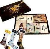 Sock My Feet geschenkdoos sokken heren 43 46 - cadeau voor man - duurzaam - naadloos - 3Pack Sporty
