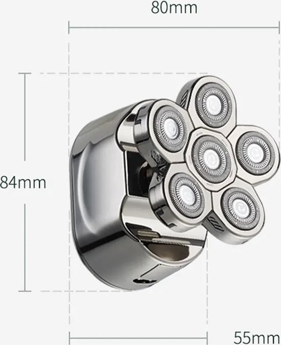 6in1 Face & Head Shaver Trimmer Scheerapparaat PRO LK8820 bol