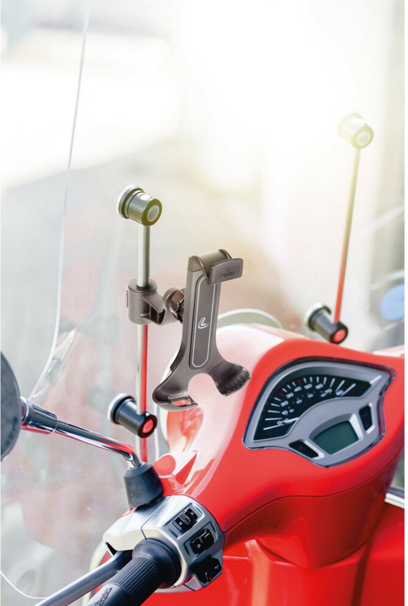 Lampa Telefoonhouder voor Scooter - Geschikt voor Motor - Fatbike - Vespa - Piaggio - La Souris – foto 5