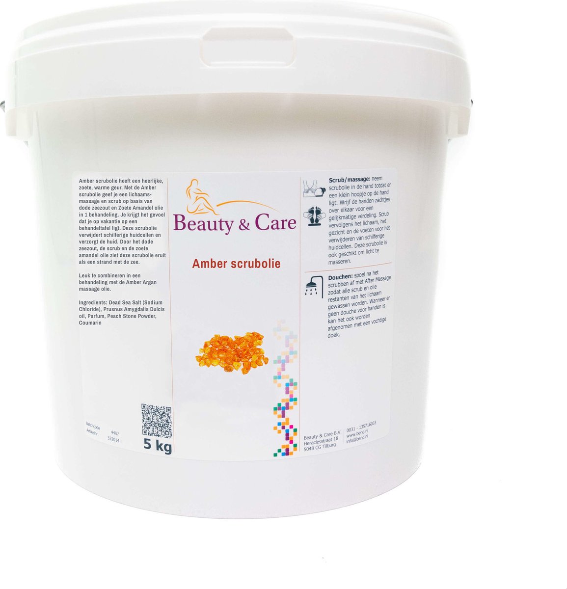 Beauty & Care - Amber Body Scrub Oil 5 kg - 5 kg. new