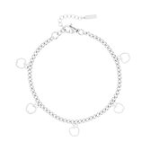 OOZOO Jewellery - Zilverkleurige armband met appels - SB-1042