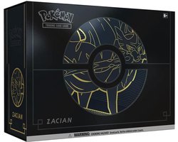 Pokemon sword & shield elite trainer box plus zacian trading card