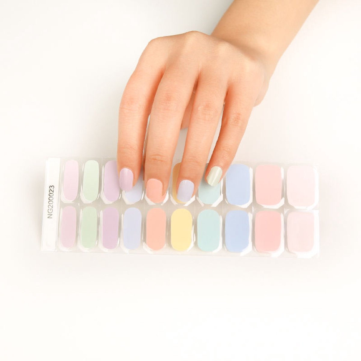 Goedkoopste Gel Nail Wraps – Gel Nagel Wraps – Gel Nail Stickers – Gel Nagel Folie - UV lamp - Pastel Mix