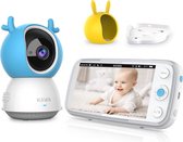 Babyfoon met camera - Baby monitor met nachtzicht - 300 m transmissiebereik - 4000mAh - -
