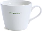 Keith Brymer Jones Bucket mug - Beker - 350ml - you got this -