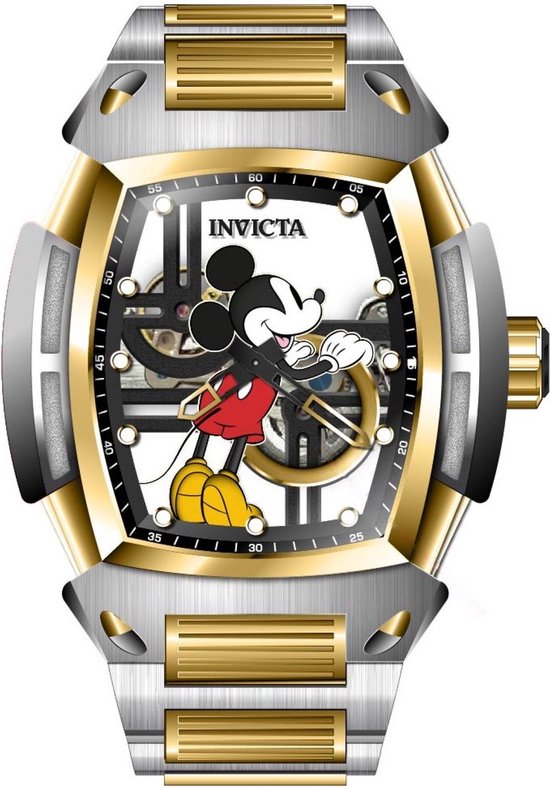 Invicta Disney - Mickey Mouse 44077 Mechanisch Herenhorloge - 53mm