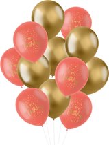 Folat - Ballonnen Golden Dusk (12 stuks)