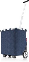 Reisenthel Carrycruiser Boodschappentrolley - 40L - Herringbone Donkerblauw