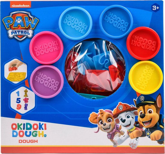 PAW Patrol Okidoki Dough - Speelklei - Vormen & Nummers - Prijs per Stuk goedkoop kopen bij