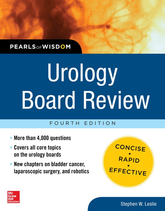 Urology Board Review Pearls Of Wisdom - cover