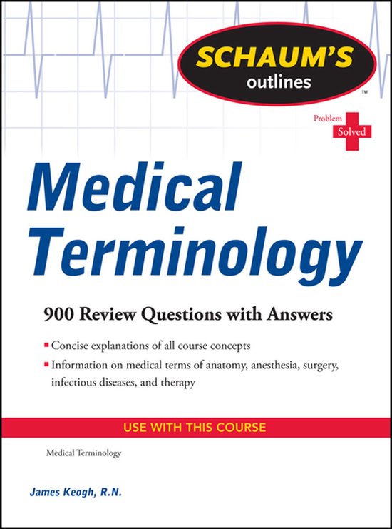 Schaum'S Outline Of Medical Terminology - cover