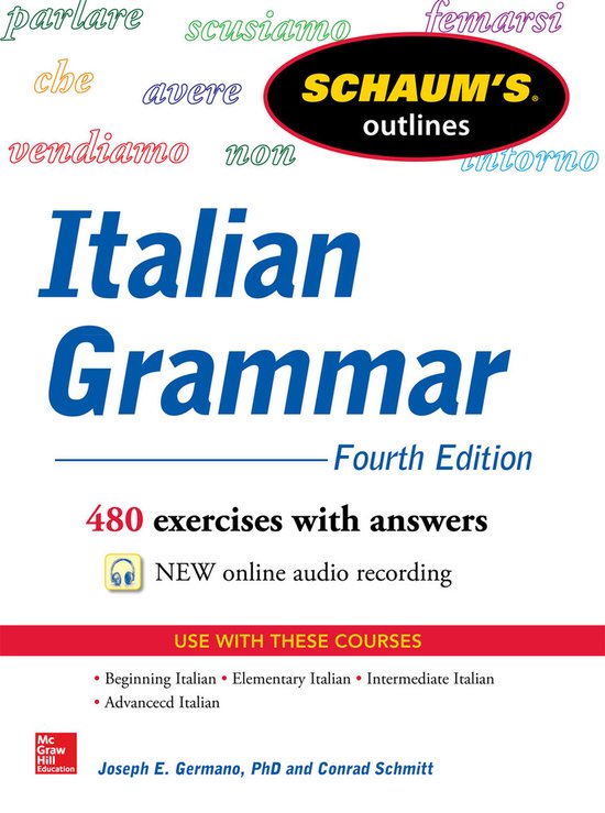 Schaums Outline Of Italian Grammar - cover