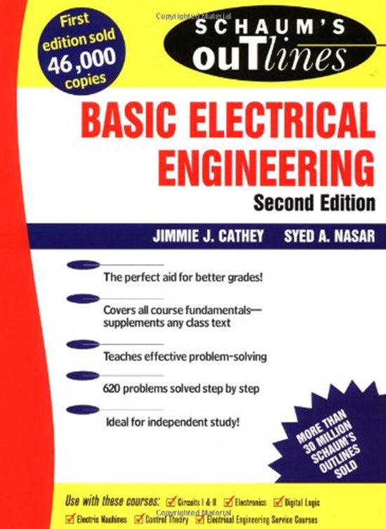 Schaum's Outline Basic Electrical Eng - cover