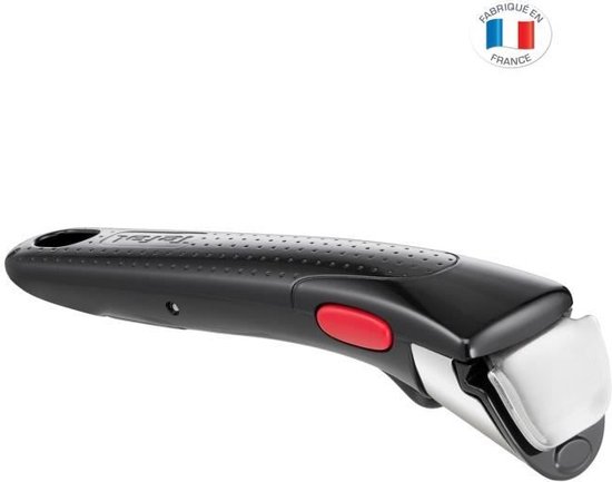 TEFAL INGENIO L9863302 Zwarte afneembare handgreep, 3-punts veiligheidsvergrendeling, 10 jaar garantie, Made in France L9863302