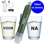 Bol.com Vesfy Premium Waterfilter - Survival kit outdoor - Waterzuiveringsapparaat - Waterfilter kraan waterzuiveraar - Noodpakket aanbieding