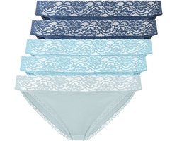 Esmara Onderbroeken Minislips - 5 Stuks - S 36/38 - Blauw