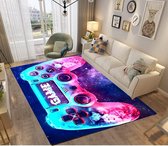 Tapis 3D Universe Star Anime Gamer pour enfants, adolescents, garçons, décoration de chambre à Living , salon, tapis rampant, tapis moderne en flanelle douce pour enfants (60 x 120 cm,