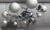 Fotobehang - Vlies Behang - 3D Geometrische Abstractie - 368 x 254 cm