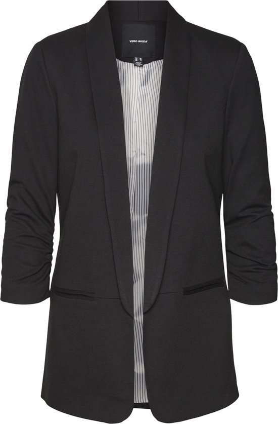 Vero Moda Blazer Vmharukimai 3/4 Classic Jersey Bl B 10291038 Black Dames Maat - 42