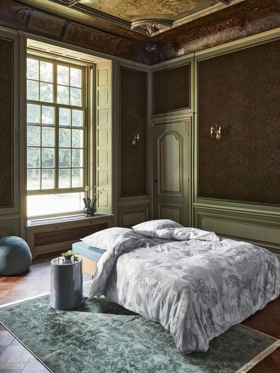 ESSENZA Housse de couette sol illusion bleu - Lits-Jumeaux - 240x200/220 cm