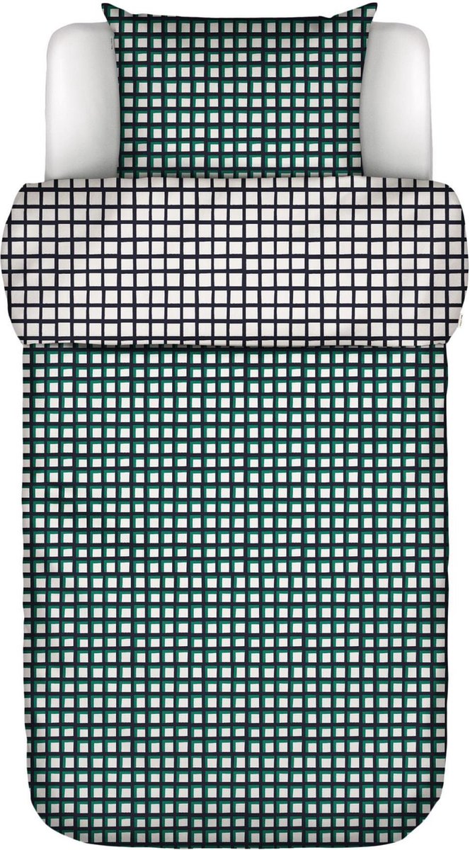 Marc O'Polo Karie Dekbedovertrek Katoensatijn Dark Navy - Eenpersoons – 140x200/220 cm