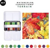 Prima Marketing - Watercolor Confections Aquarelverf - Terrain - set van 12 kleuren