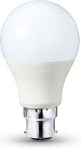 LED-lamp B22 15W 220V A60 270 ° - Warm wit licht - Kunststof - Wit - Wit Chaud 2300K - 3500K - SILUMEN