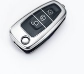 Porte-clés pliable en Argent Ford Ford Fiesta Focus c-max S-max Galaxy Mondeo Ranger Transit Tourneo