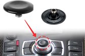 Knop Reparatie Kit-MMI Joystick Center Button Cover MMI voor Audi A4 A5 A6 Q5 Q7 S5 S6 Glans Zwart