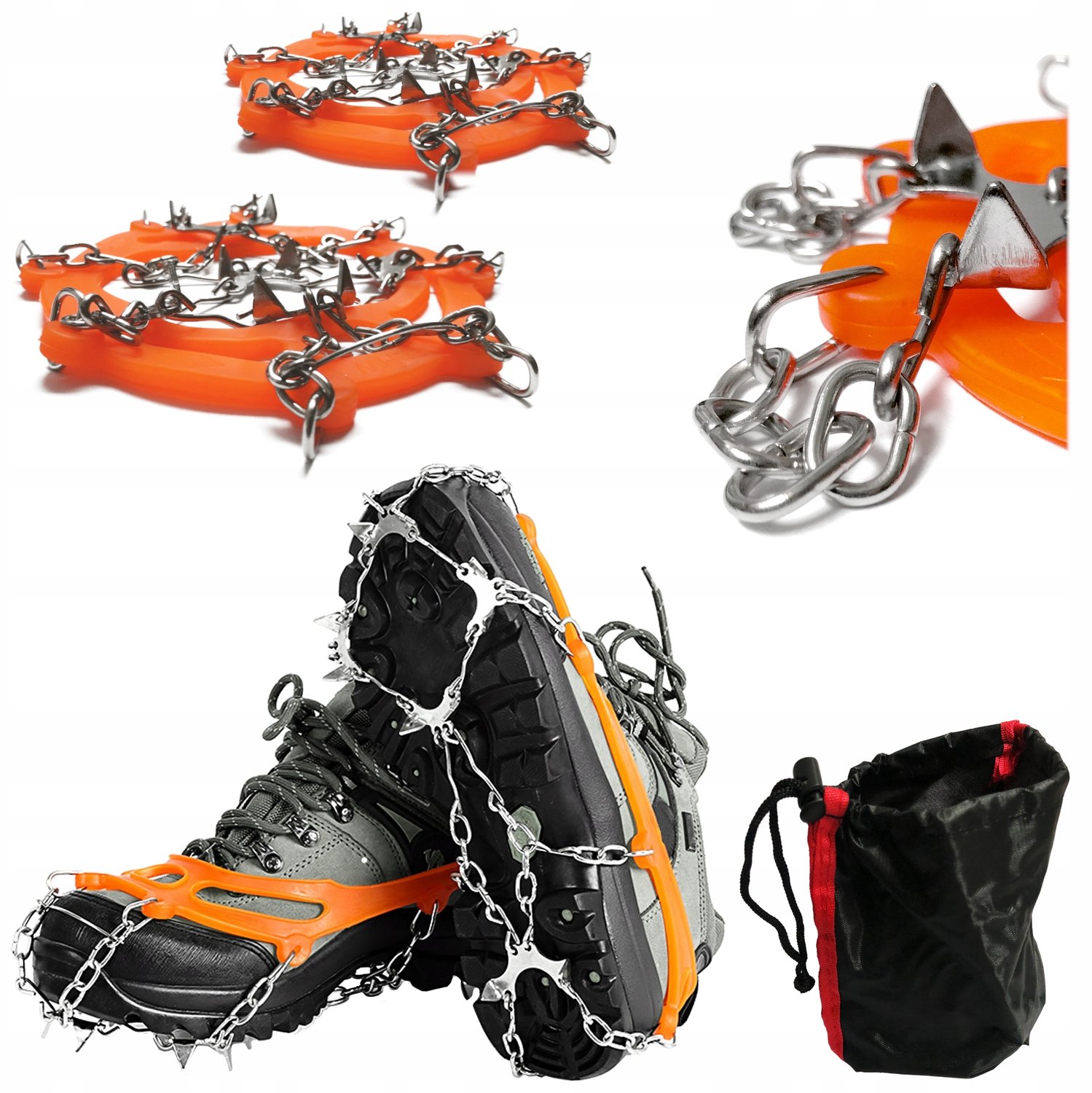 Antislip Schoenenijzers met 10 Tanden Universele Winter Grip
