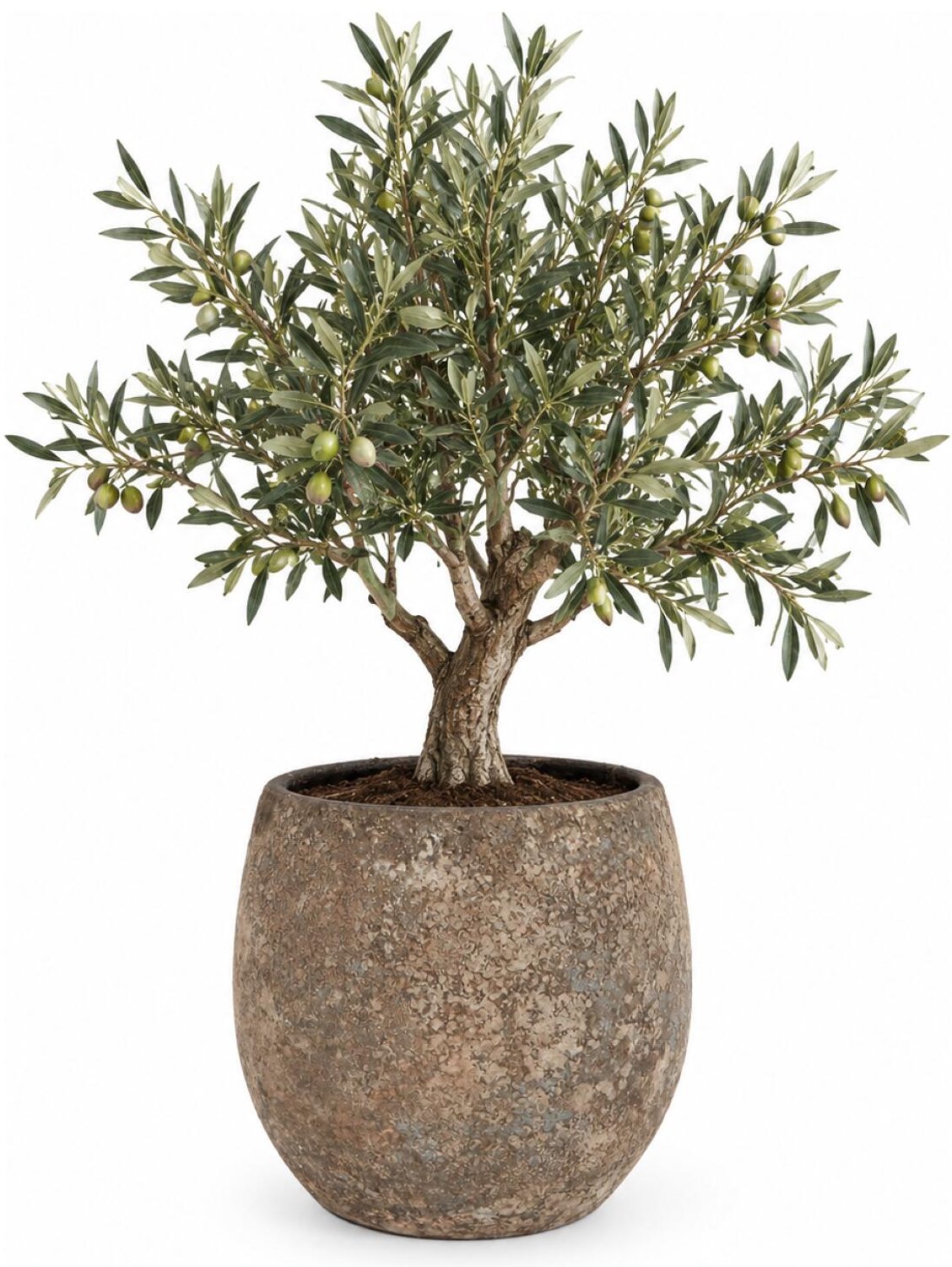 DK Design Bloempot model Maya - roestbruin - D36 x H40 cm - rustiek