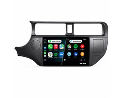 Navibop Autoradio geschikt voor Kia Rio (met gevarenlicht) 2011 t/m 2015 - Draadloos Apple CarPlay & Android Auto - 9 inch touchscreen - Android 15 - 4GB/64GB - Navigatie - Bluetooth - DAB+ ready - 2 din - 2011 2012 2013 2014 2015