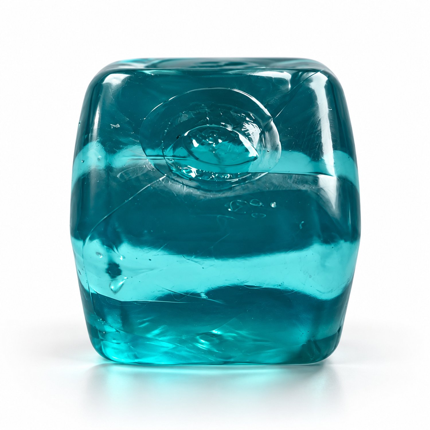 Hoogwaardige Kubus Squishy / Stressbal | Vierkante Slowrising Knijpbal | Viral Tik-Tok Fidget Speelgoed - Blauw
