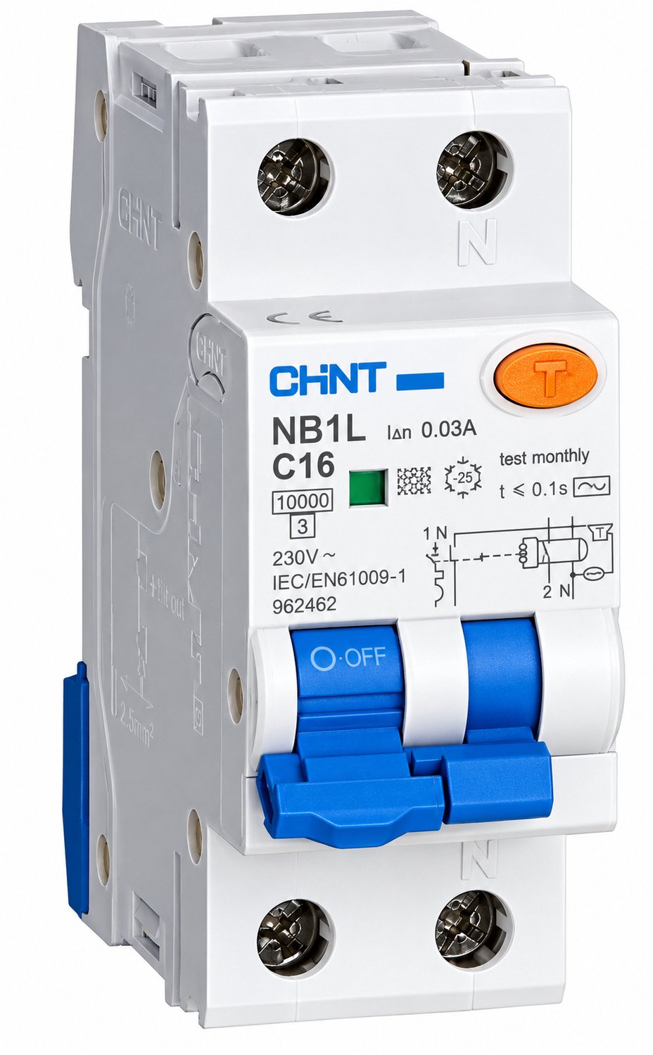 CHINT NB1-63 Installatieautomaat 1P C25 6kA
