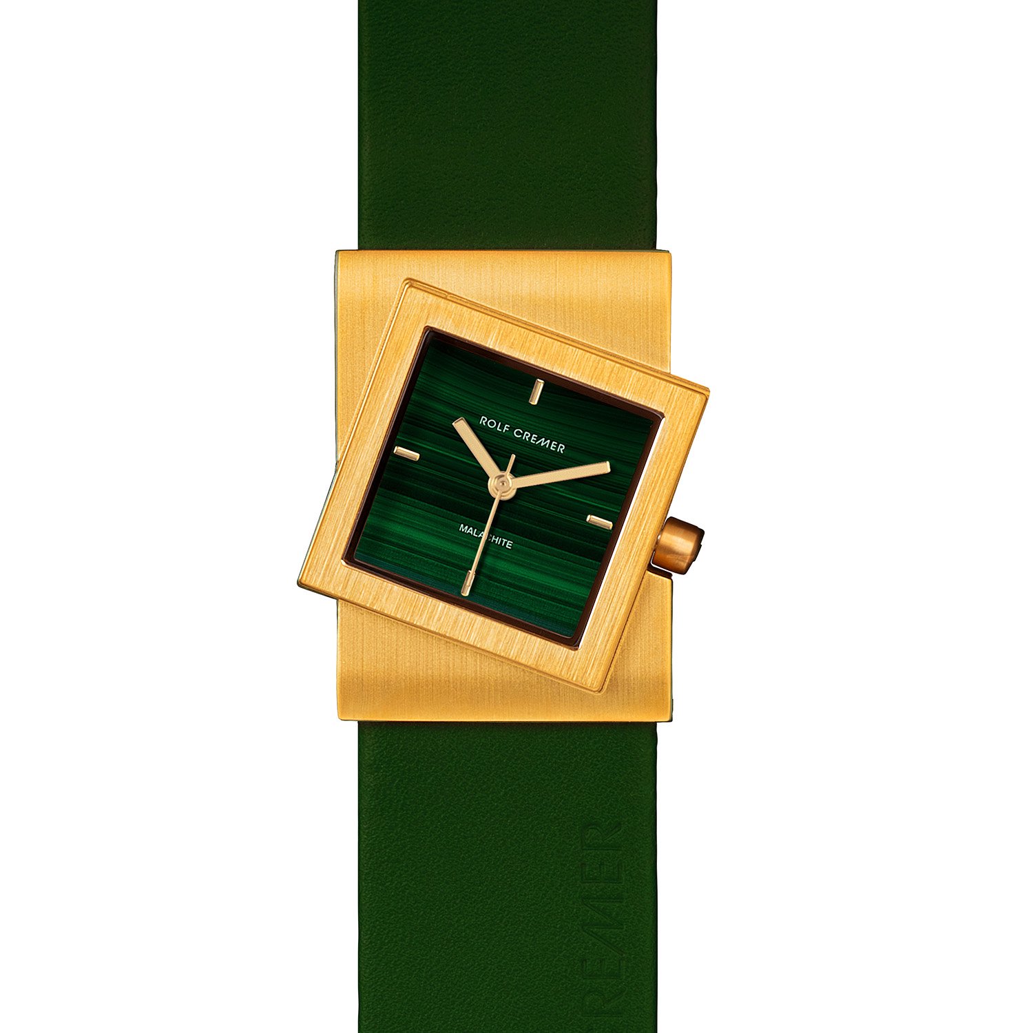 Rolf Cremer Turn S 507786 Stone Edition Horloge Malachite 25 mm