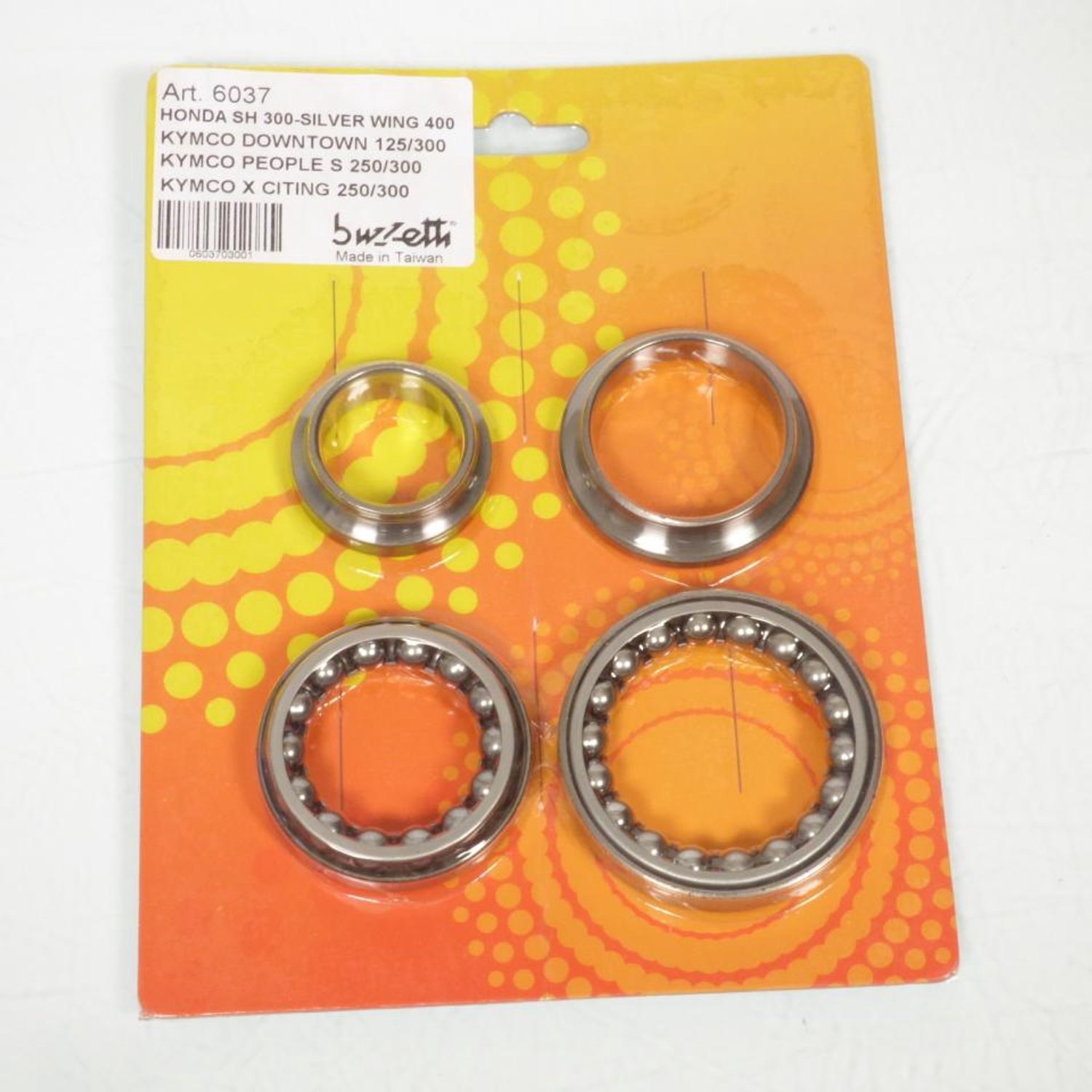 Set balhoofdlagers Buzzetti voor Scooter Kymco 300 Downtown vanaf 2010 Nieuw