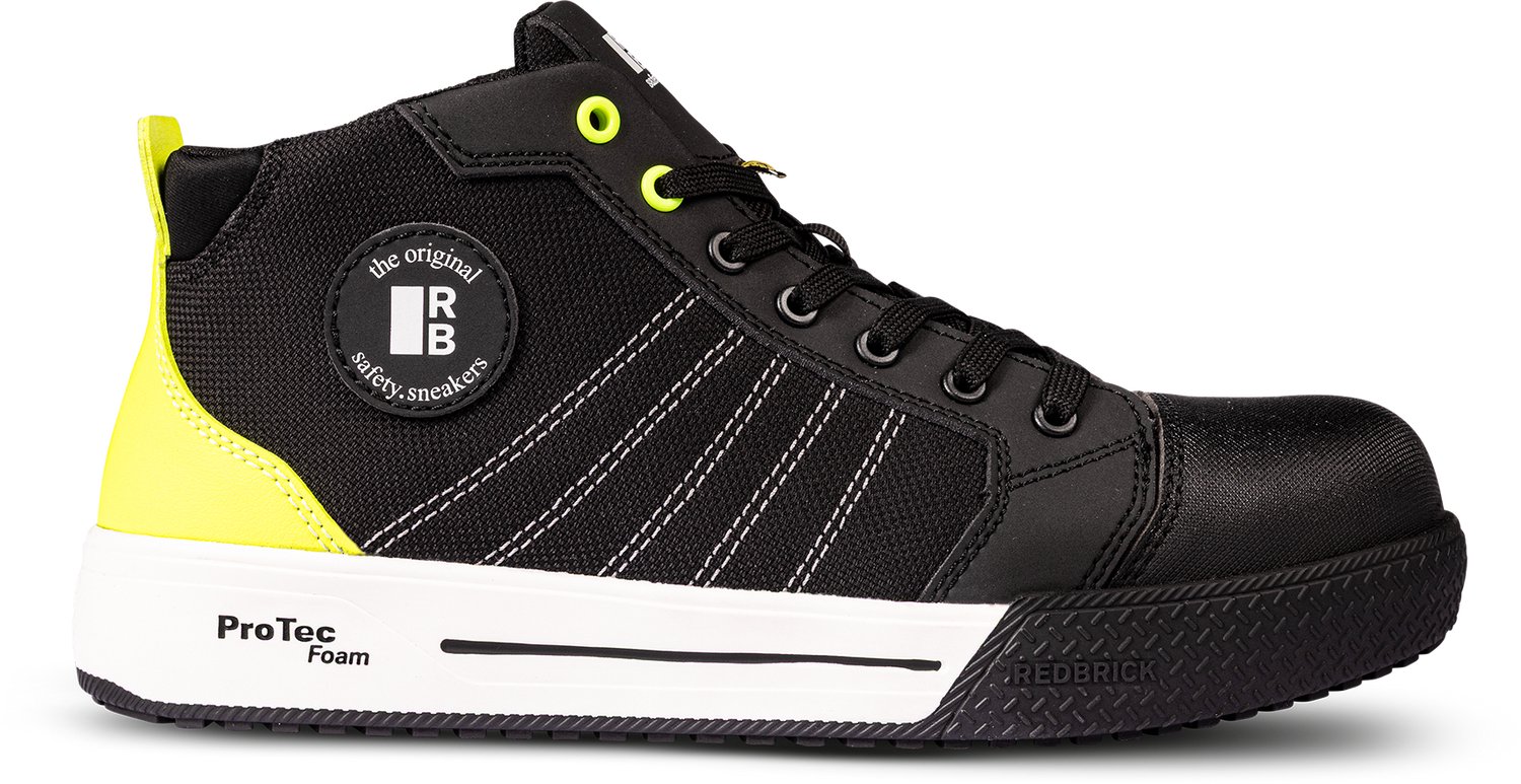 Redbrick Runner Sneaker S1PS - Zwart/Groen - 44
