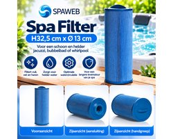 Spa Filter Spaweb (van MN Wellness ) - H32,5cm*D13cm - Jacuzzi - Bubbelbaden - Whirlpool