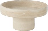 J-Line plateau Olina - cement - creme - small